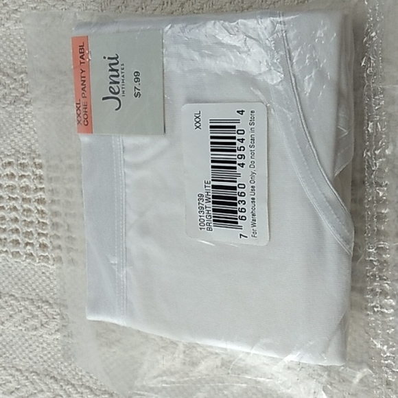 5 Pairs of Jenni Intimates from Macy's XXXL Core Panty in Bright White  NWT - Picture 3 of 8